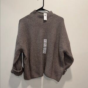 Old Navy Taupe Turtleneck Sweater